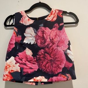Eliza J crop tank top